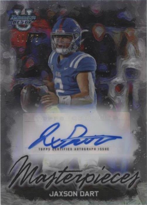 2023 Bowman's Best University Jaxson Dart #BMA-JD