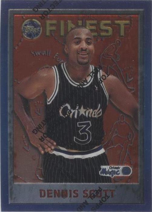 1995-96 Topps Finest - Dennis Scott #199