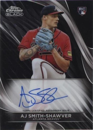 2024 Topps Chrome Black - AJ Smith-Shawver #CBA-AS