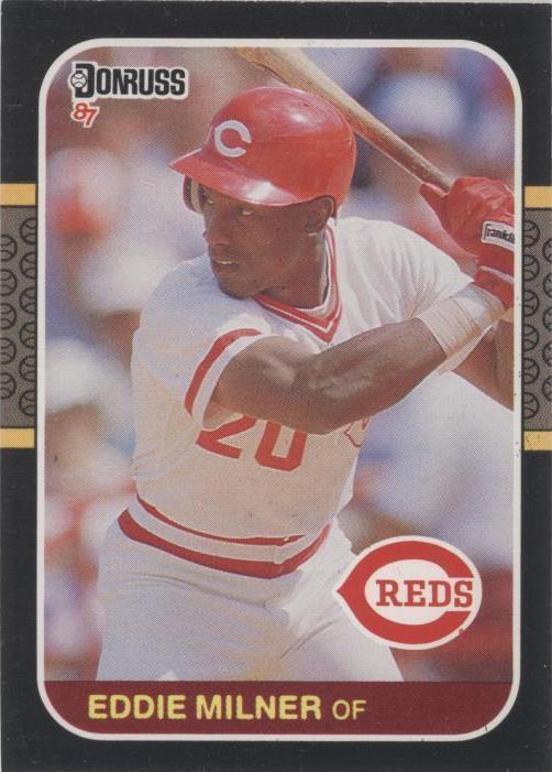 1987 Donruss - Eddie Milner #433