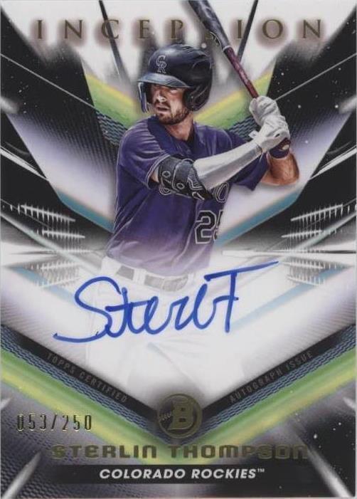 2023 Bowman Inception - Sterlin Thompson #BPA-ST