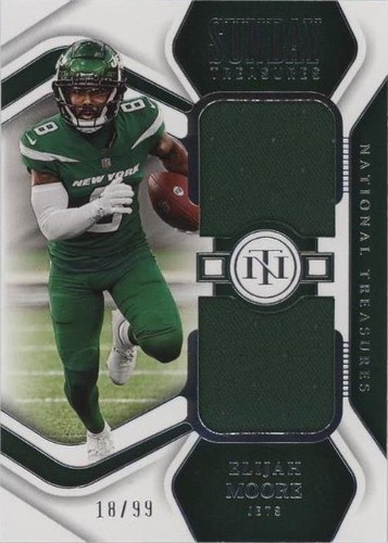 2022 Panini National Treasures Elijah Moore #STR-EMO