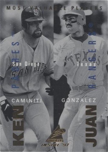 1997 Pinnacle Inside - Juan González Ken Caminiti #150
