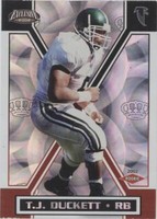2002 Pacific Exclusive T.J. Duckett #182