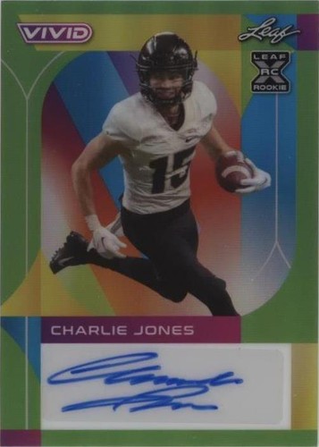 2023 Leaf Vivid Charlie Jones #BA-CJ1