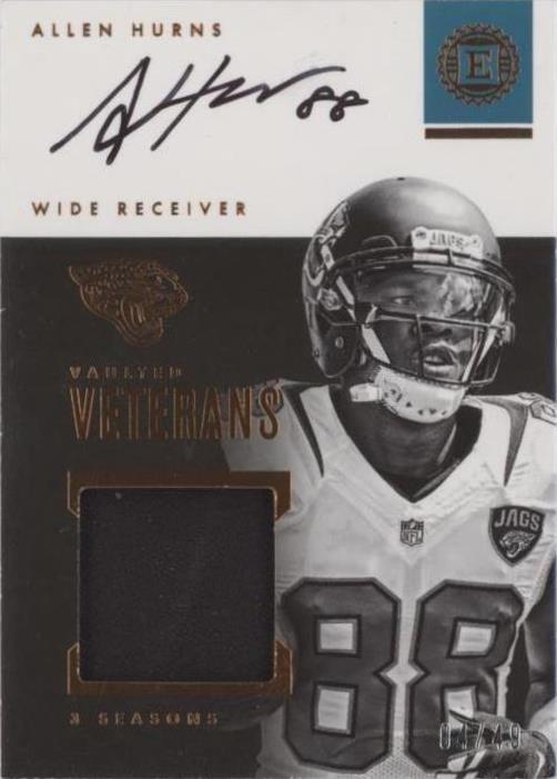 2016 Panini Encased Allen Hurns #VV-AHS