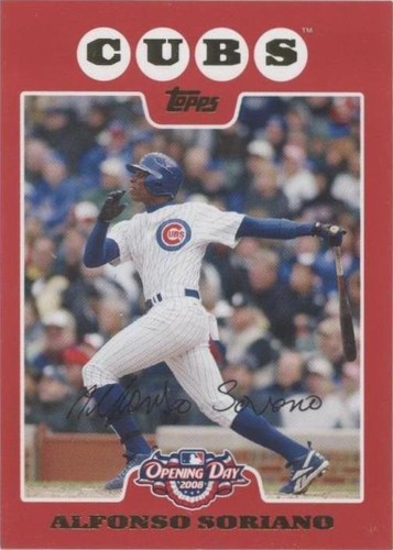 2008 Topps Opening Day - Alfonso Soriano #65