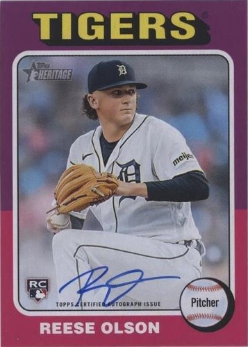 2024 Topps Heritage - Reese Olson #ROA-RO