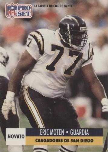 1991 Pro Set Spanish Eric Moten #267