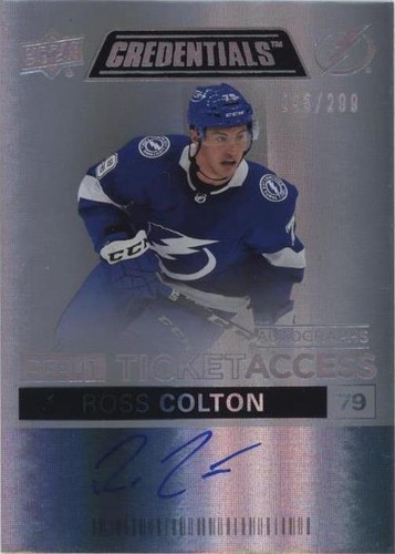 2021-22 Upper Deck Credentials - Ross Colton #DTAA-RC