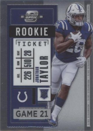 2020 Panini Contenders Optic Jonathan Taylor #82