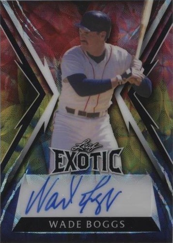 2023 Leaf Exotic - Wade Boggs #BA-WB1