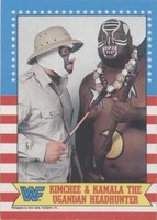 1987 O-Pee-Chee WWF - Kamala Kimchee #11