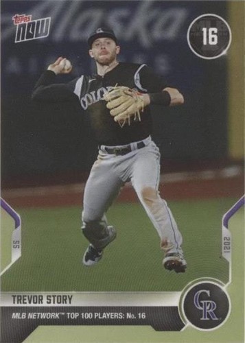 2021 Topps Now MLB Network Top 100 Players - Trevor Story #T-16