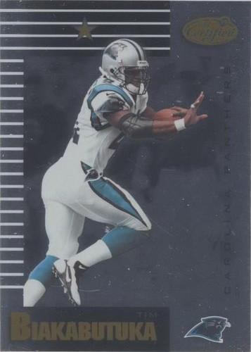 1999 Leaf Certified Tim Biakabutuka #14
