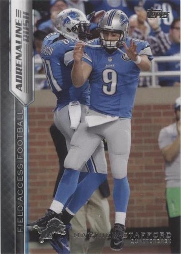 2015 Topps Field Access Matthew Stafford #ARA-MST
