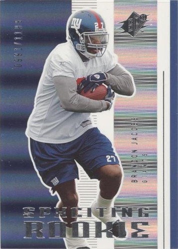 2005 SPx Brandon Jacobs #158