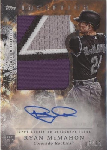 2018 Topps Inception - Ryan McMahon #IAJ-RM