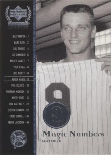 2000 Upper Deck Yankee Legends - Roger Maris #58