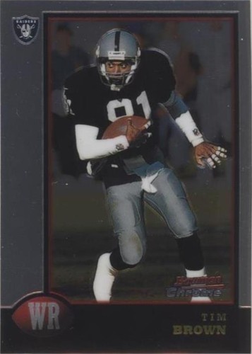 1998 Bowman Chrome Tim Brown #121
