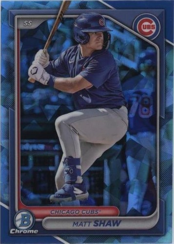 2024 Bowman Chrome Draft Sapphire Edition - Matt Shaw #BDC-26