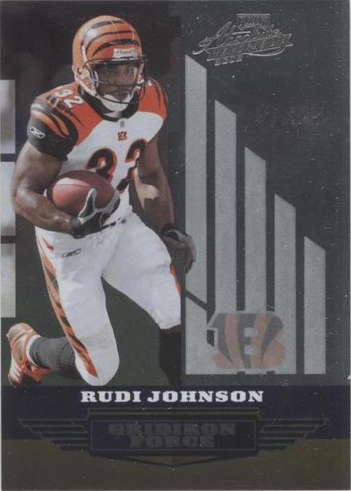 2008 Playoff Absolute Memorabilia Rudi Johnson #GF-24