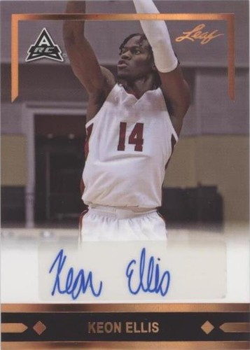 2021-22 Leaf Memories - Keon Ellis #GLR-KE1