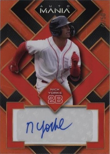 2023 Wild Card Auto Mania - Nick Yorke #AM-SQ57