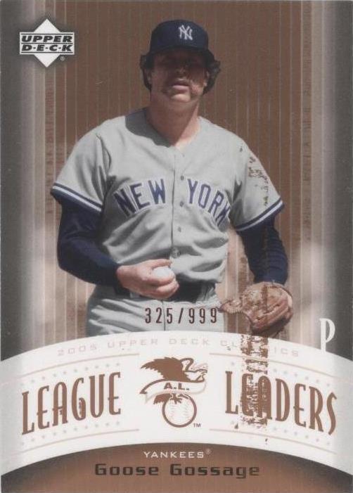 2005 Upper Deck Classics - Rich Gossage #LL-GG