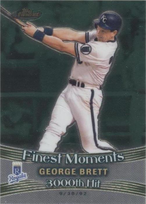 2001 Topps Finest - George Brett #FM23