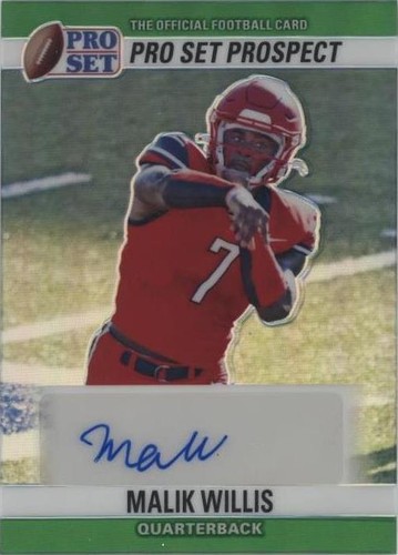 2022 Leaf Pro Set Metal Malik Willis #90-MW1