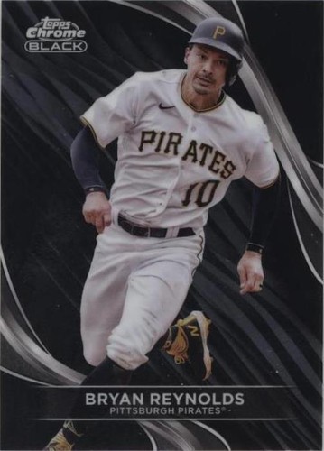 2) 2024 Topps Chrome Black Bryan Reynolds Auto Gold /50