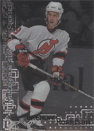 1999-00 In the Game Be A Player Millennium Signature Series - Brendan Morrison #149