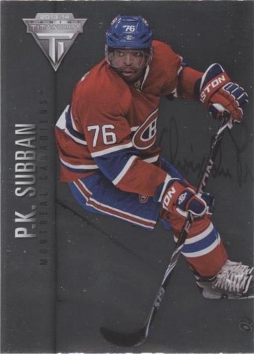 2013-14 Panini Titanium - P. K. Subban #76