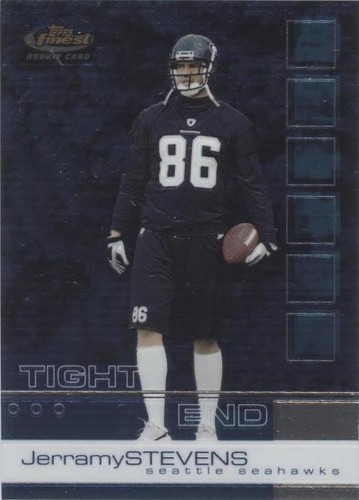 2002 Topps Finest Jerramy Stevens #105