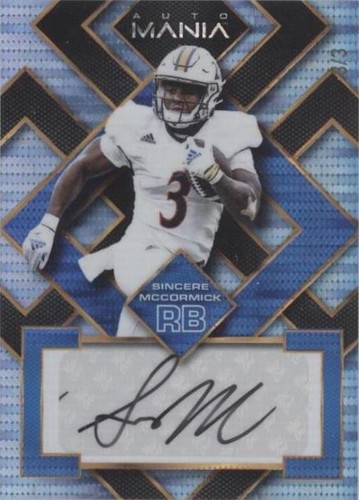 2022 Wild Card Auto Mania Sincere McCormick #AM-SQ97
