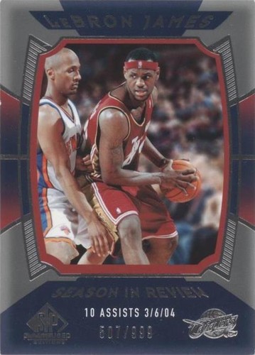 2004-05 SP Game Used - LeBron James #137