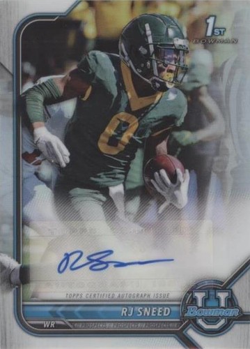 2021-22 Bowman University R.J. Sneed #BCPA-RS