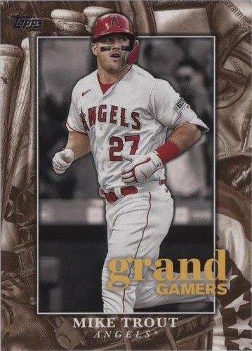 2024 Topps Series 1 1989 Mike Trout Auto Black Parallel 06