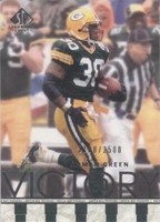 2002 SP Legendary Cuts Ahman Green #99