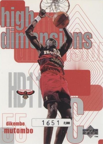 1997-98 Upper Deck - Dikembe Mutombo #HD11