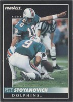 1992 Pinnacle Pete Stoyanovich #35