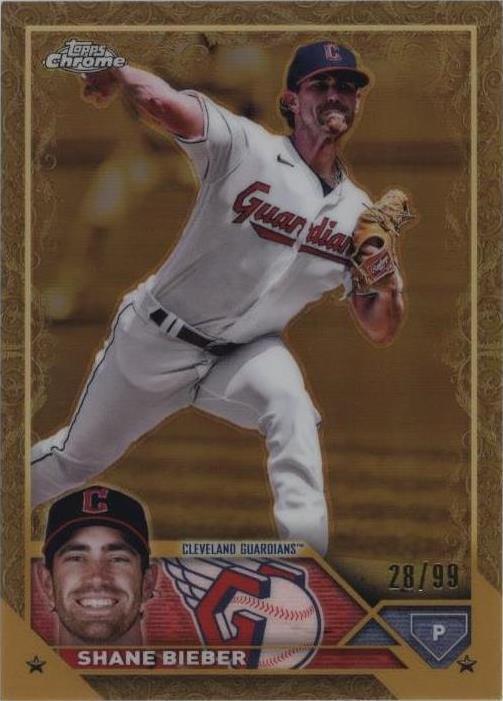 2023 Topps Gilded Collection - Shane Bieber #108