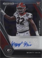 2021 Panini Prizm Draft Picks Monty Rice #DPA-MON