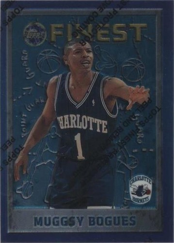 1995-96 Topps Finest - Muggsy Bogues #82