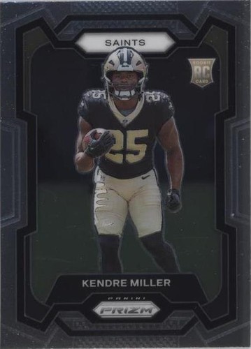 2023 Panini Prizm KENDRE MILLER Rookie Black White Checker 2023 Panini Prizm KENDRE MILLER Rookie Black White Checker