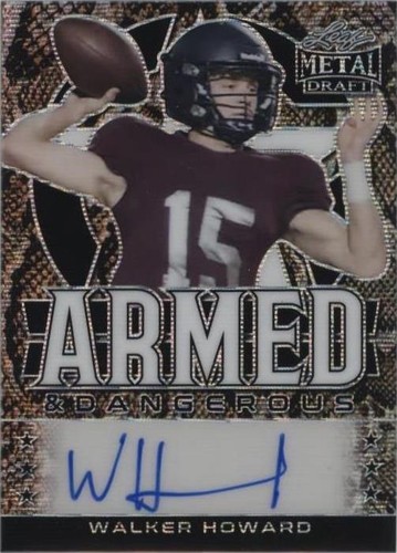 2022 Leaf Metal Draft Walker Howard #AD-WH1