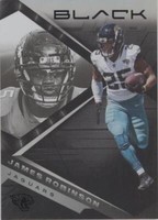 2022 Panini Black James Robinson #51