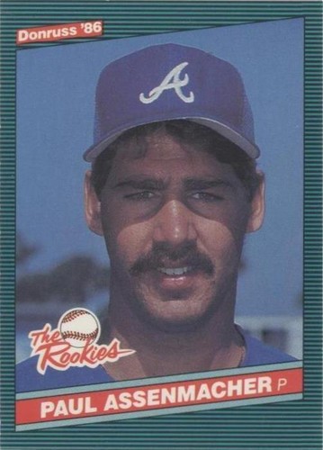 1986 Donruss The Rookies - Paul Assenmacher #28