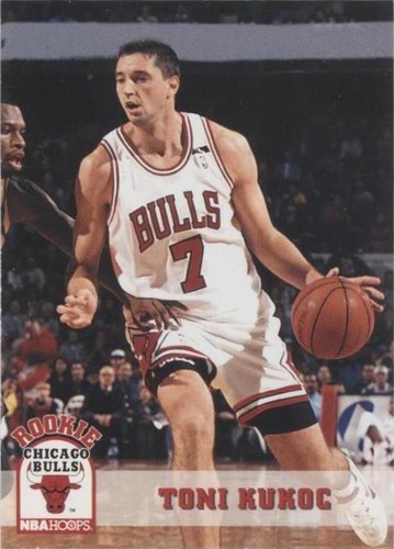 Toni Kukoc 1994 NBA Hoops Rookie Card #313 - Chicago Bulls